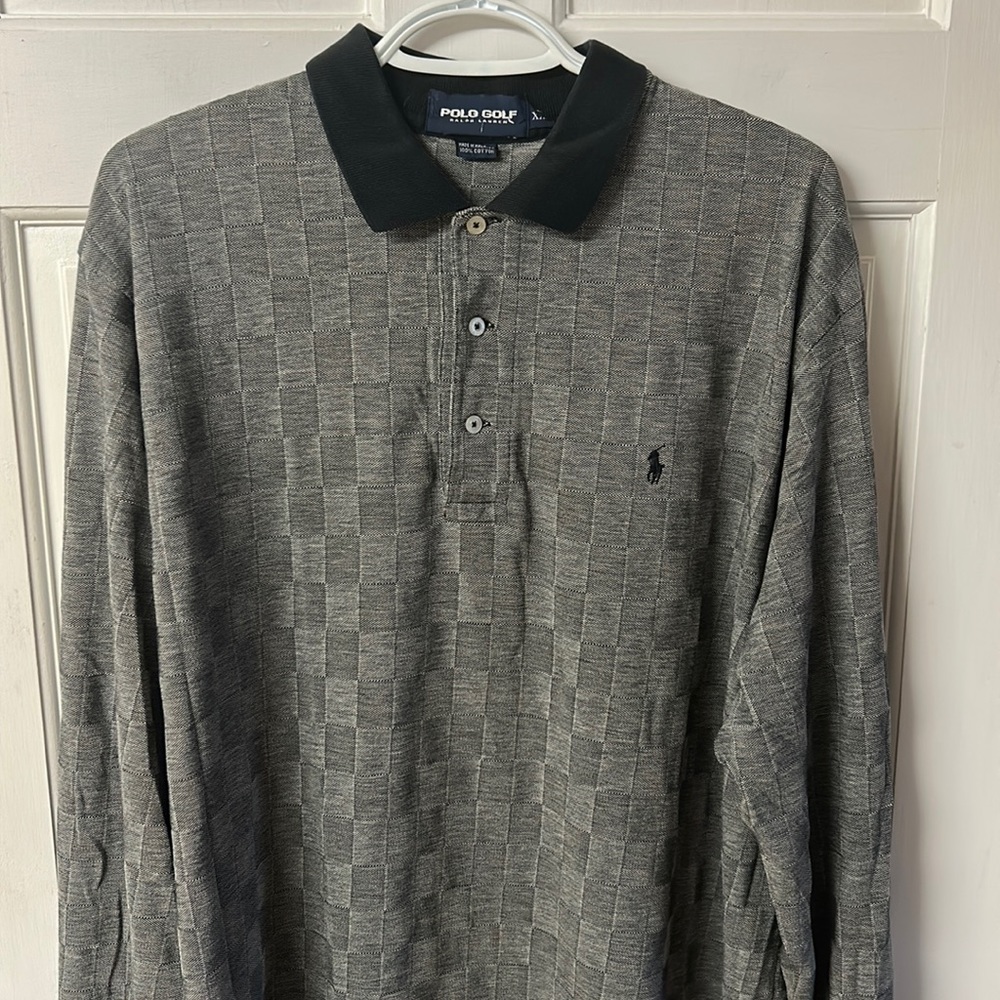 Ralph Lauren Polo Golf long sleeve shirt with collar men’s size XXL